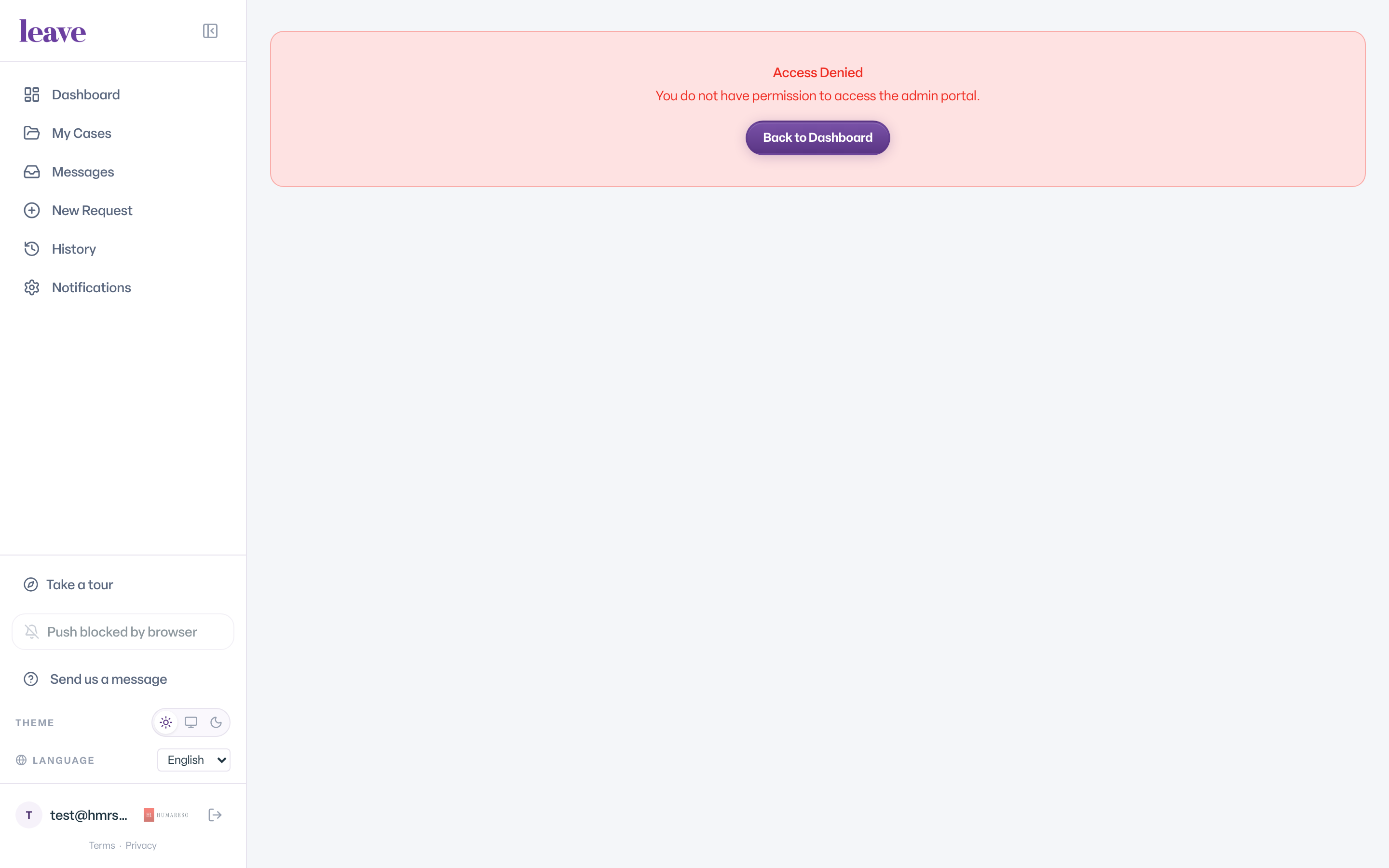 access denied
