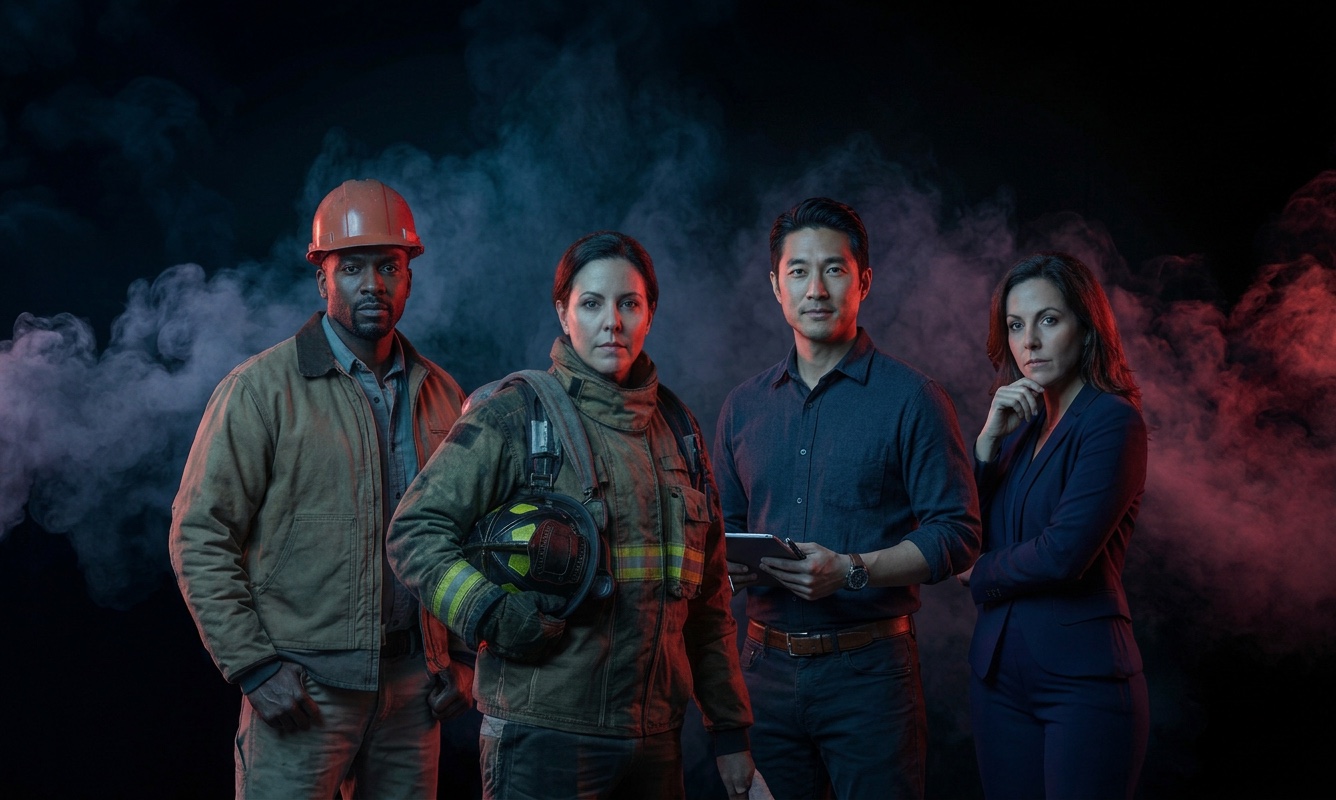 Four HR professionals representing the Firefighter, Builder, Strategist, and People Champion personas